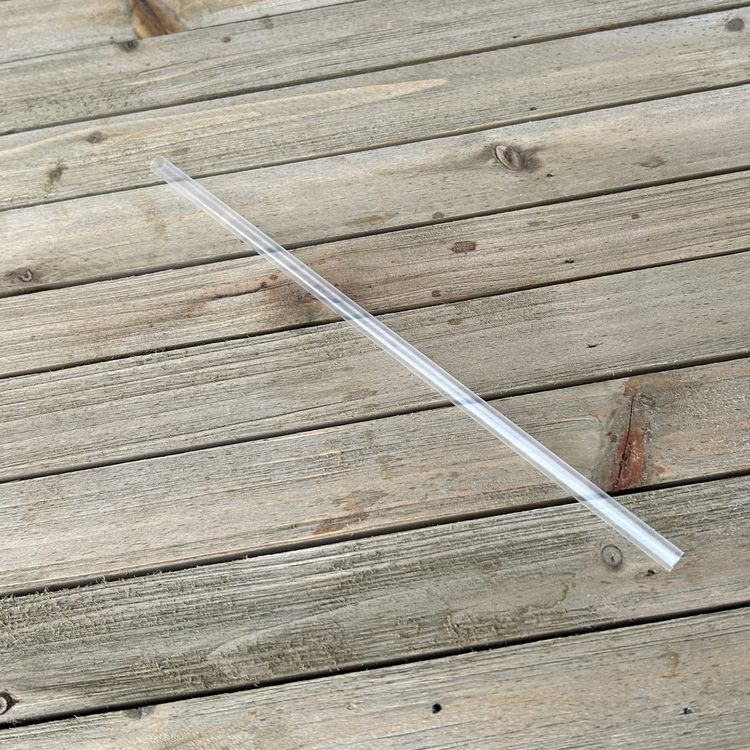 Jumbo Straws, 7.75", Polypropylene, Clear, 250/Pack, 10 Packs/Carton