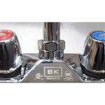 Stainless Steel Hand Sink with Faucet, 14" l x 10" w x 5" d