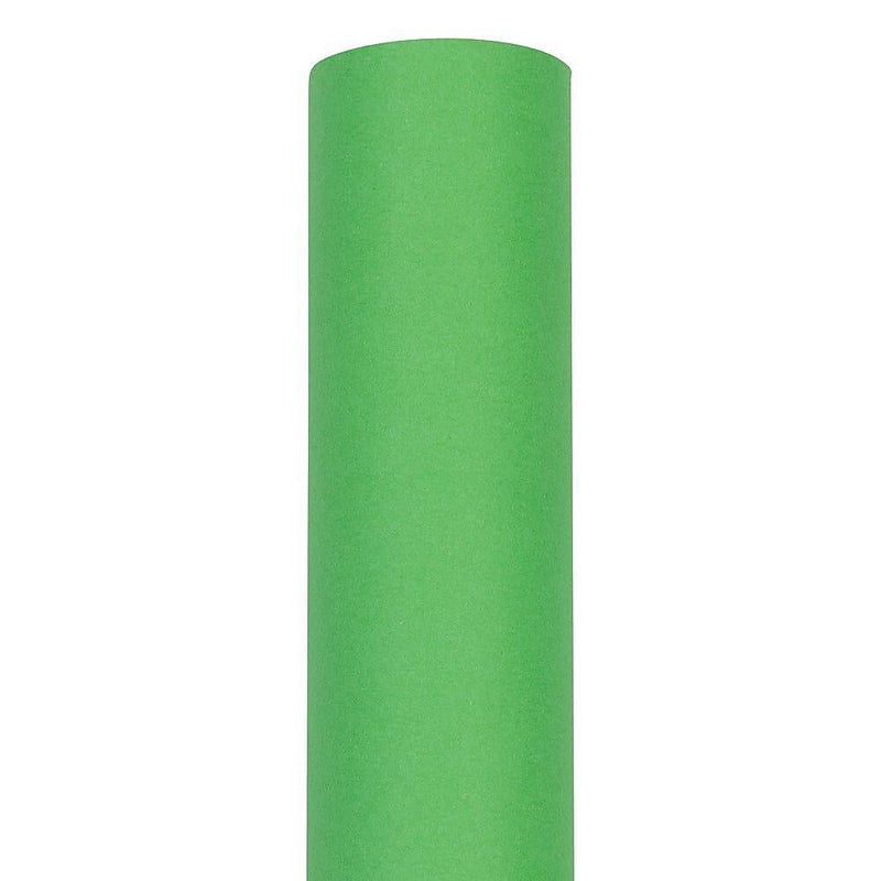 JAM Paper Gift Wrap, 26.3' x 2.5", Lime Green, 2/Pack (277013530263a)