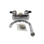 WorkForce Standard Duty Faucet, 9.5" Height/5" Reach, Chrome-Plated Brass