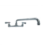 WorkForce Standard Duty Faucet, 4.62" Height/12" Reach, Chrome-Plated Brass