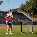 Champion Sport Mini Lacrosse Goal, White/Black (CHSMLG)