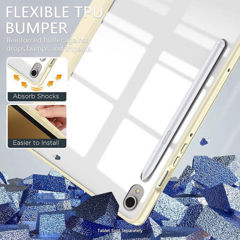 SaharaCase Venture Series Folio Case for Galaxy Tab S10 FE, Beige (TB00462)