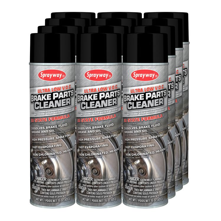 Brake Parts Cleaner, 15 oz Aerosol Spray, 12/Carton