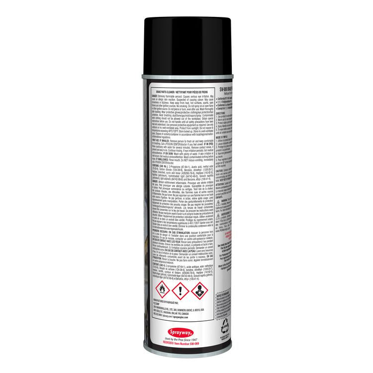 Brake Parts Cleaner, 15 oz Aerosol Spray, 12/Carton