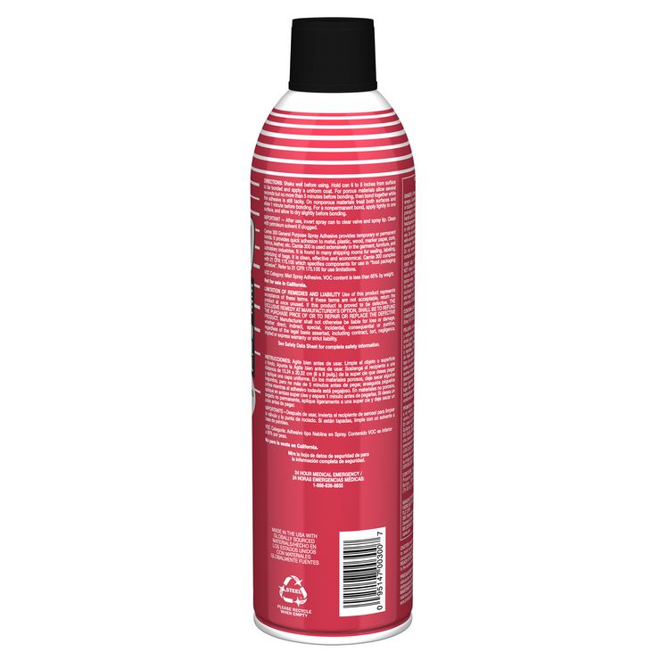 300 General Purpose Spray Adhesive, 14 oz, 12/Carton