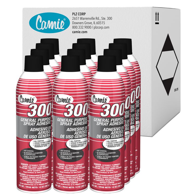 300 General Purpose Spray Adhesive, 14 oz, 12/Carton