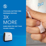 Slimroll Manual Towel Dispenser, 12.65 x 13.02 x 7.18, White