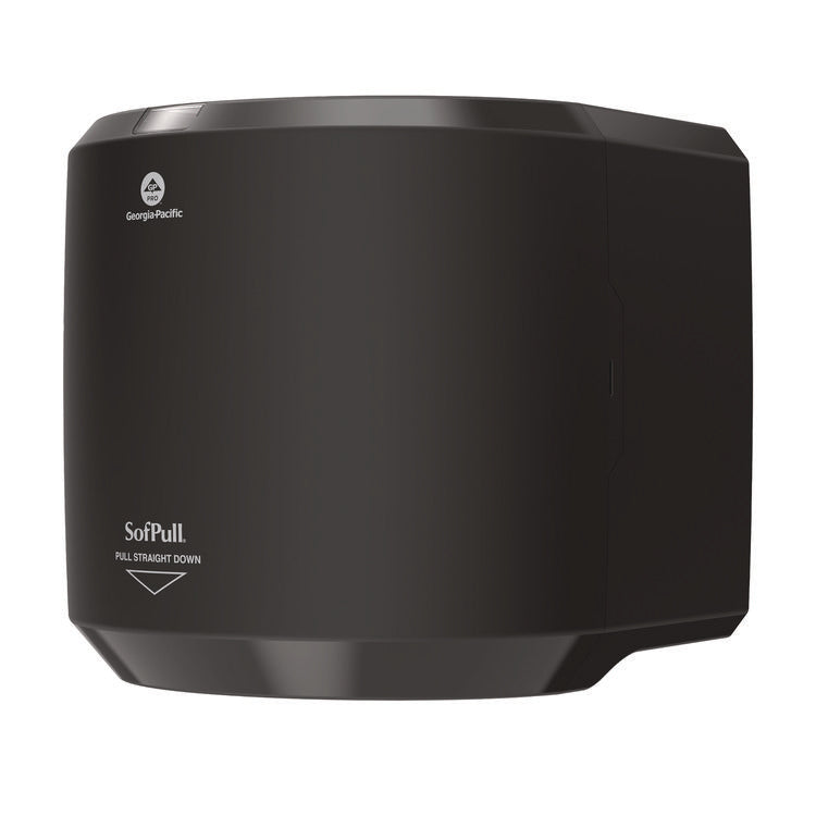 SofPull CenterPull Hand Towel Dispenser, 10.13 x 10.58 x 11.33, Black