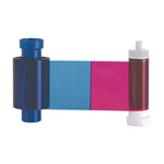 MB300YMCKO/2 Color Ribbon, Black/Cyan/Magenta/Yellow/Topcoat Protective Layer