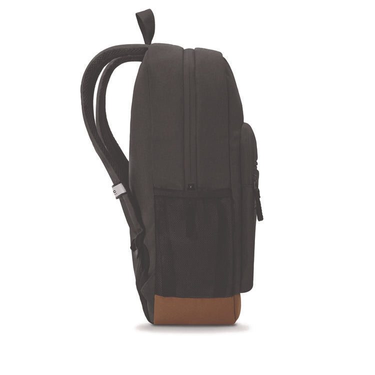 Re:Fresh Machine Washable Backpack, Fits Devices Up to 15.6", 11.4 x 5.25 x 17.5, Dark Gray