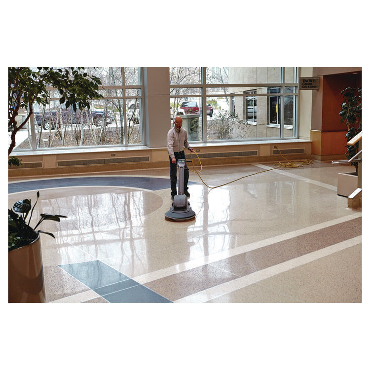 Low-Speed Buffer Floor Pads 5100, 15" Diameter, Red, 5/Carton