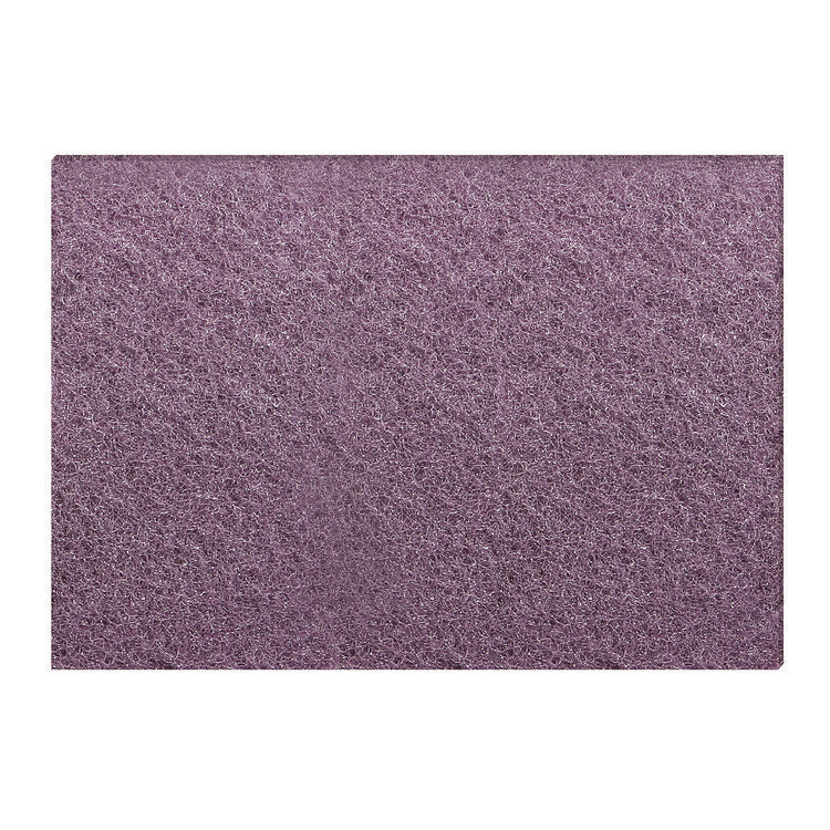 Diamond Floor Pads, 20 x 14, Purple, 5/Carton