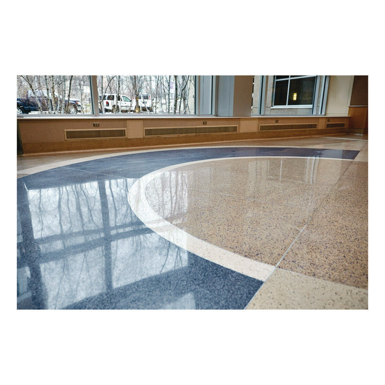 Clean and Shine Pad, 28 x 14, Brown/Yellow, 5/Carton