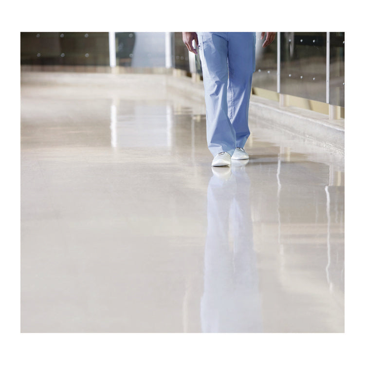 Low-Speed Super Polishing Floor Pads 4100, 12" Diameter, White, 5/Carton