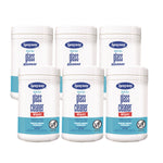Glass Cleaner Wipes, 1-Ply, 10 x 12, White, 6/Carton