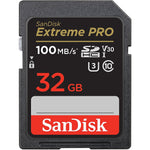 SanDisk Extreme PRO 32GB SDHC Memory Card, Class 10, UHS-I, V30 (SDSDXXO-032G-ANCIN)