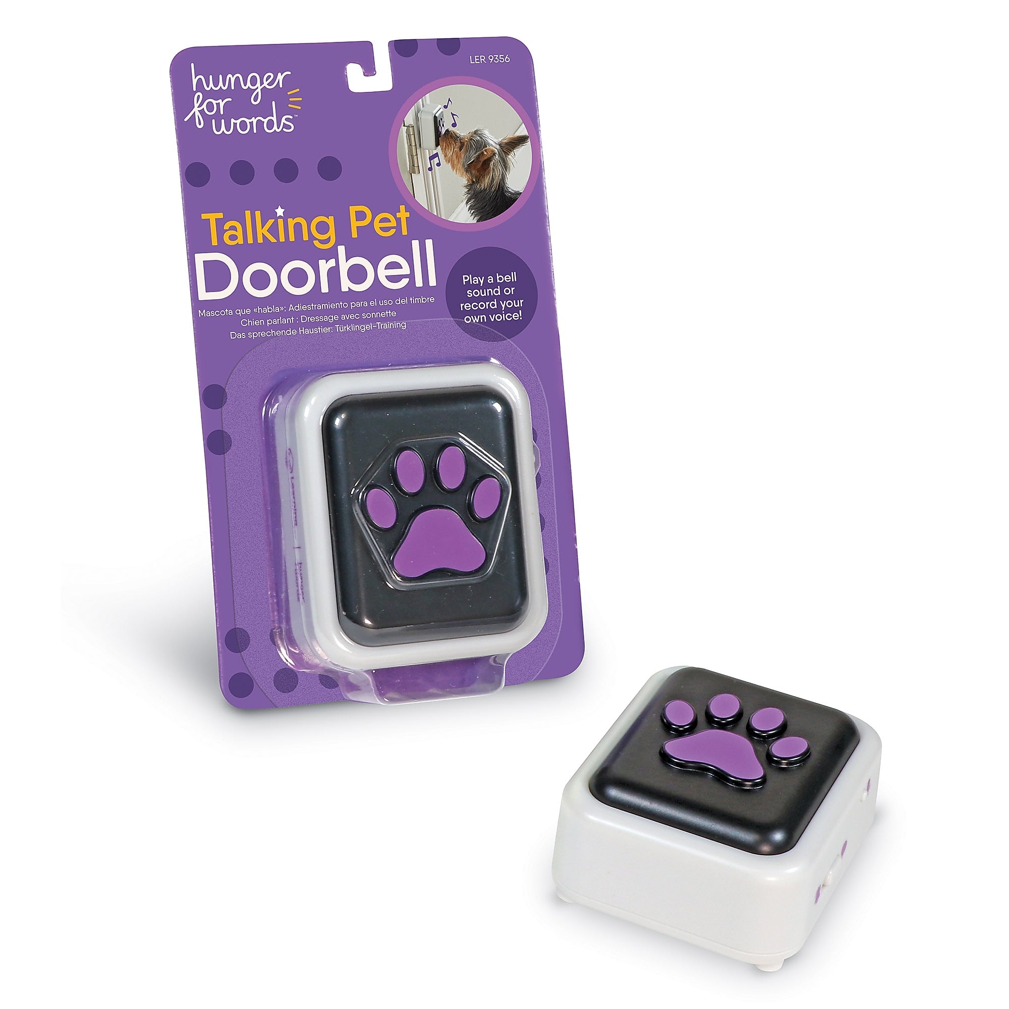 Hunger for Words Talking Pet Doorbell (LER9356)