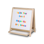 Flipside Dry-Erase Two-Sided Easel, Wood Frame, 19.5" x 18" (17406)