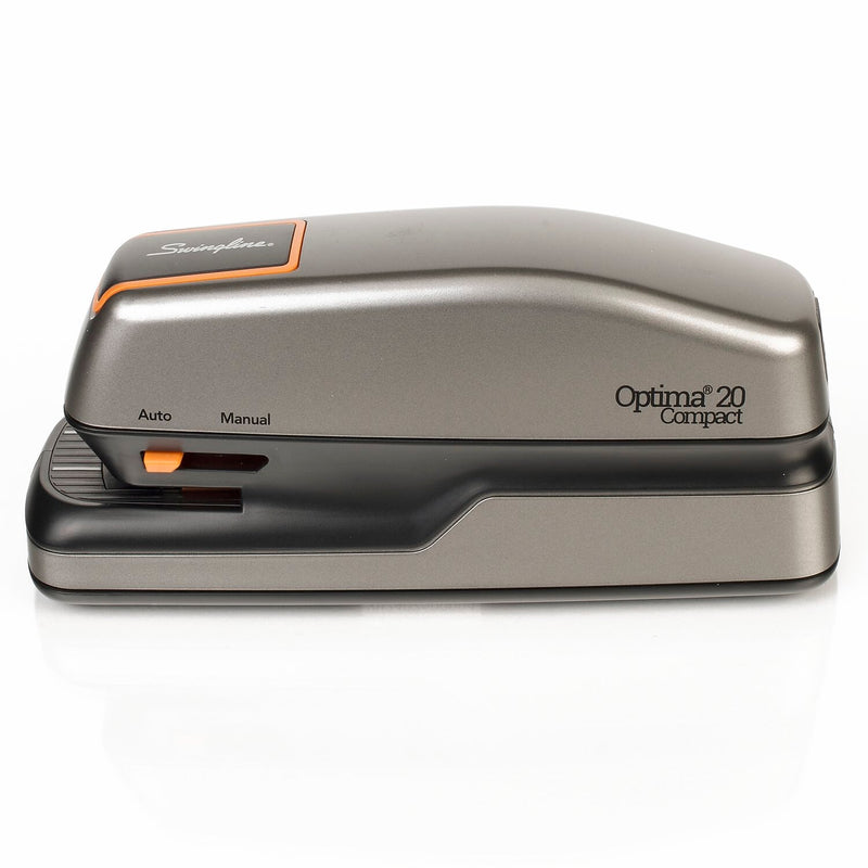 Swingline Optima 20 Electric Stapler, 20-Sheet Capacity, Gray/Silver (48207)