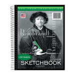 Roaring Spring Paper Products 8.5" x 11" Sketch Book, 100 Sheets, White, 12/Case (53101cs)