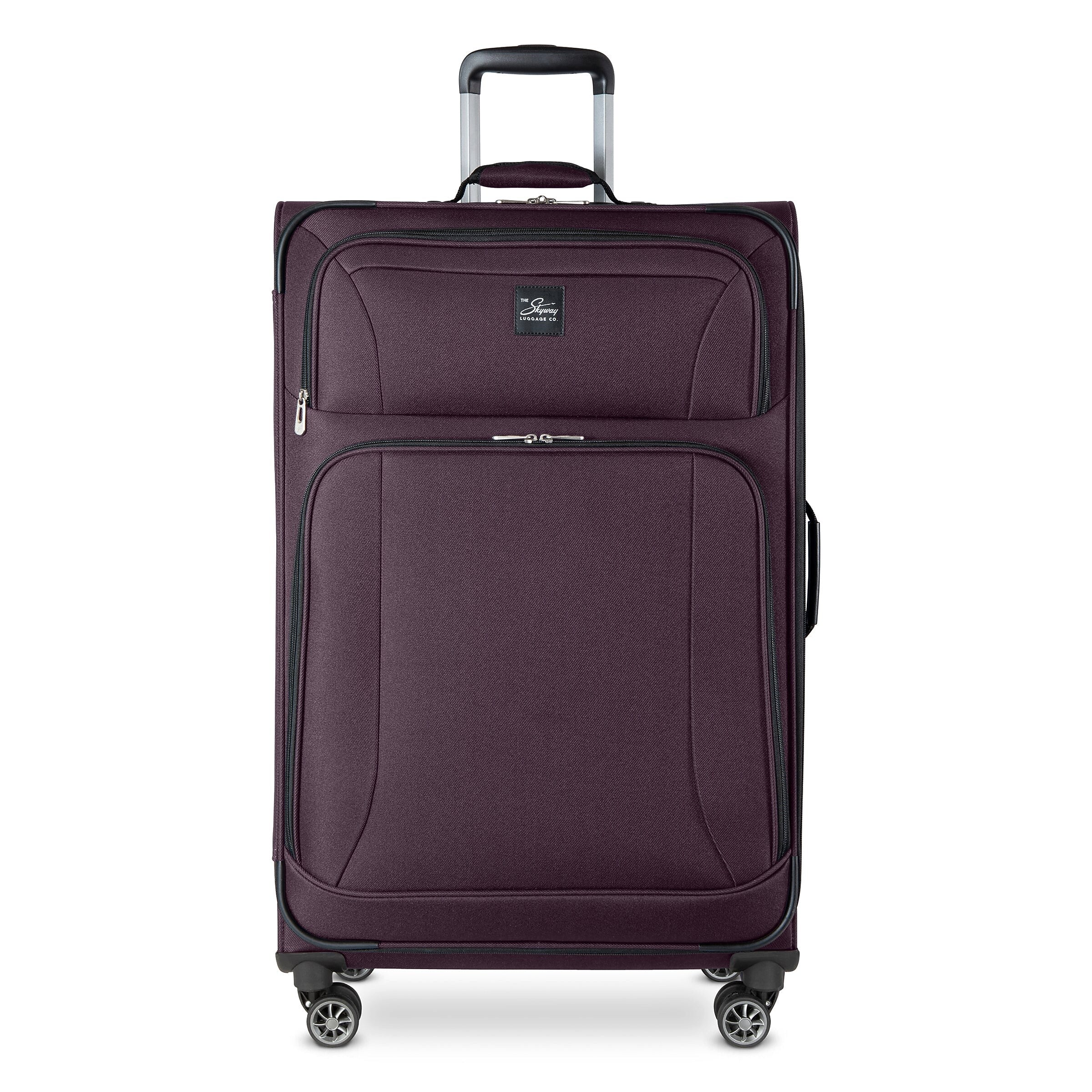 Skyway Luggage Epic 28" Suitcase, 8-Wheeled Spinner, Plum (450-28"555-4VP)