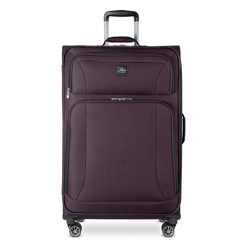 Skyway Luggage Epic 28" Suitcase, 8-Wheeled Spinner, Plum (450-28"555-4VP)