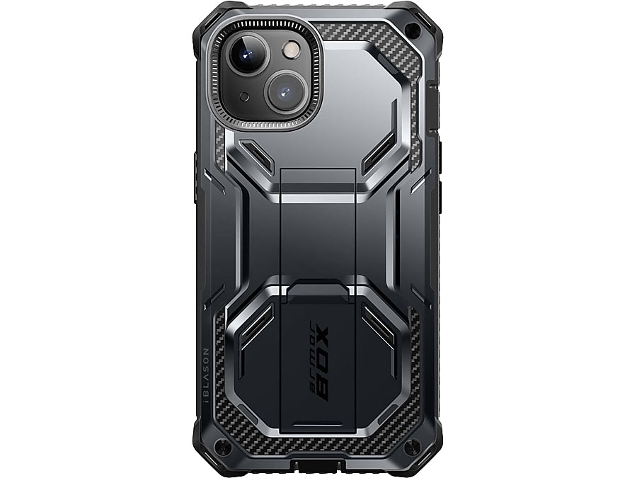 i-Blason Armorbox Black Rugged Case for iPhone 14 (iPhone2021/22-6.1-Armorbox-SP-Black)
