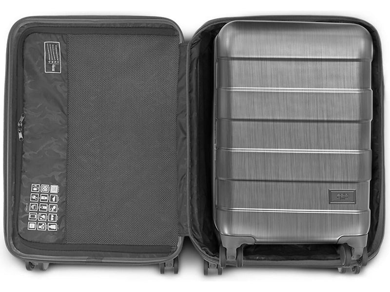 Solo New York Re:serve 26" Hardside Suitcase, 4-Wheeled Spinner, Gray (UBN922-10)