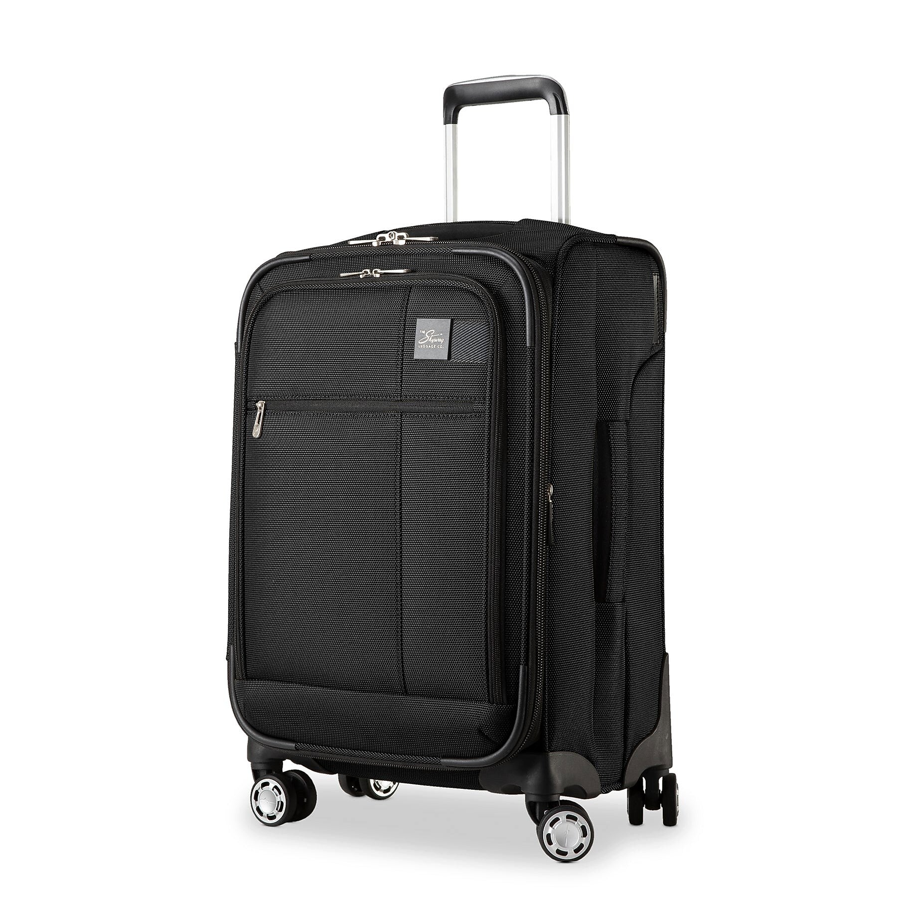 Skyway Luggage Sigma 7.0 20" Carry-On Suitcase, 8-Wheeled Spinner, Black (177-20"001-4WB)