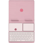 Logitech 4.41" x 11.02" Plastic Adjustable Casa Pop-Up Desk Work From Home Kit with Laptop Stand, Bohemian Blush ( 920-011237 )