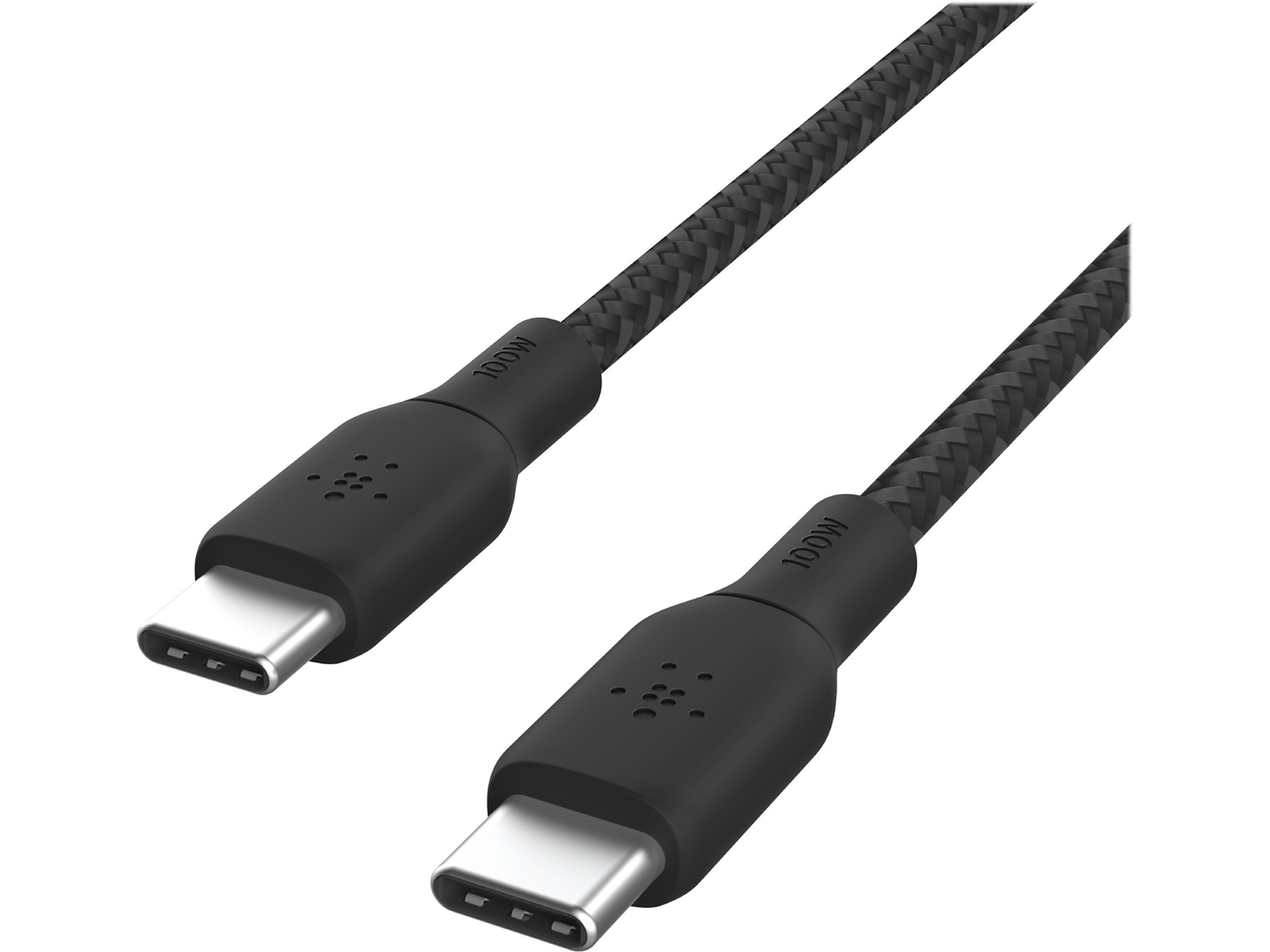 Belkin BoostCharge Charging Cable, 6.56 ft., Black (CAB014BT2MBK)