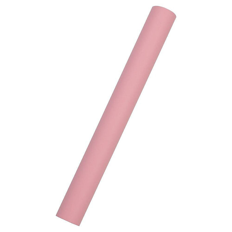 JAM Paper Short Mini Roll Wrapping Paper, 26.3 sq. ft., Light Pastel Pink, 2/Pack(277013525263a)