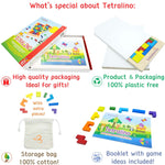 Extasticks Tetralino Double Premium Wooden Puzzle, 92/Set (EXAE3302)