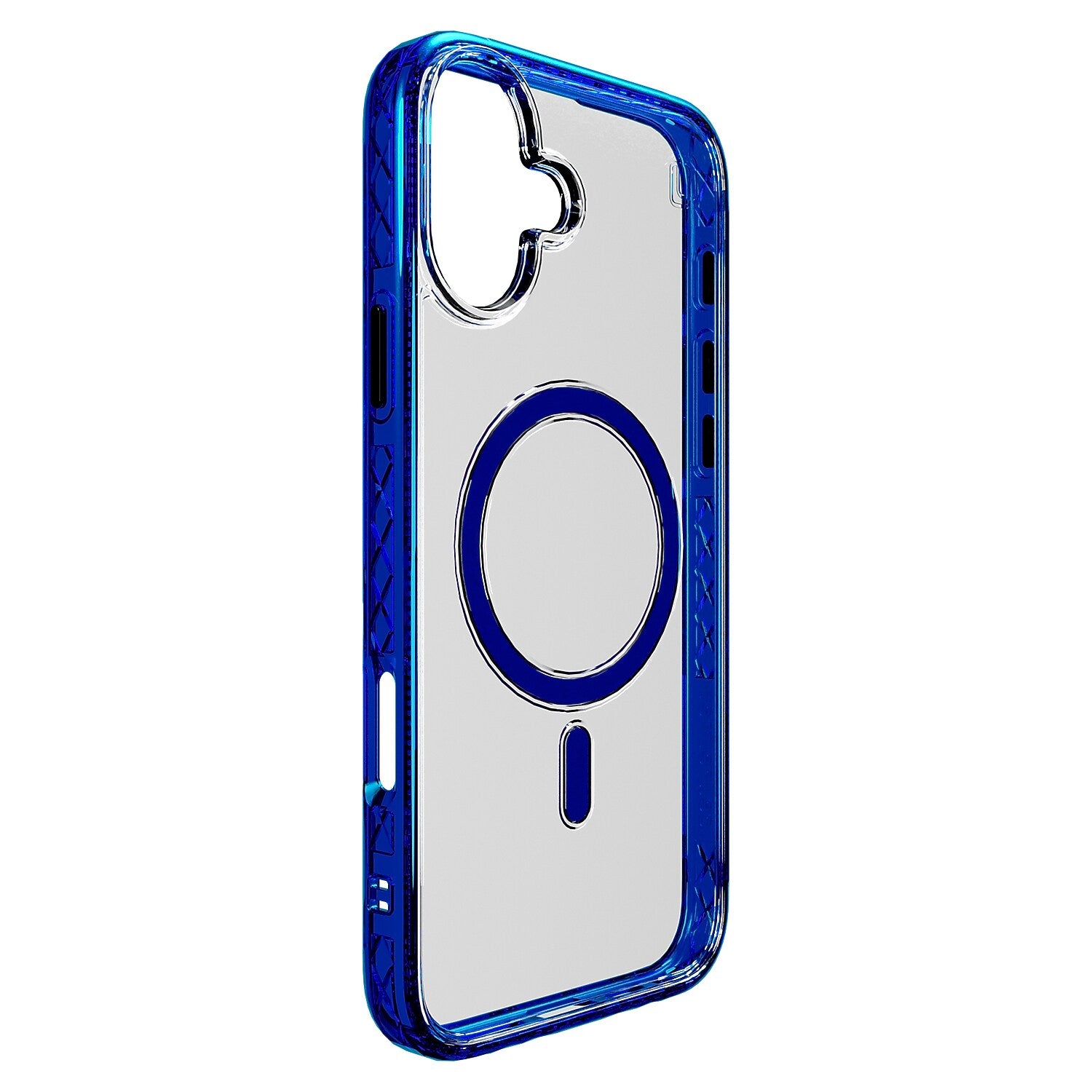 cellhelmet Magnitude Series MagSafe Phone Case for iPhone 16 Plus, Shock Absorbing, Bermuda Blue (CM-105-BLU)