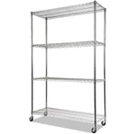 Alera 4-Shelf Metal Unit, 48"W, Silver (ALESW604818SR)