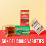 Twinings Decaf English Breakfast Black Tea Bags, 25/Box (TNA51727)