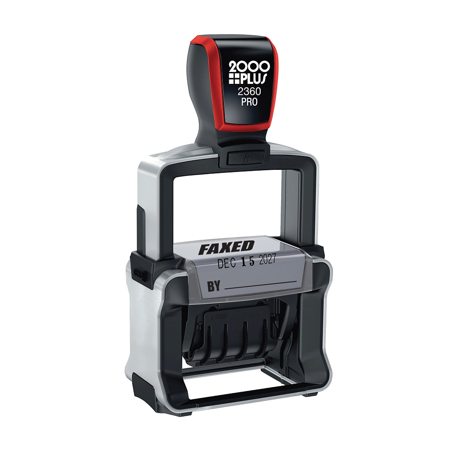 2000 Plus Pro Self-Inking 2360D Heavy Duty Metal Dater, 1 1/8" x 1 7/8" (7BS1SD2360)