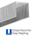 Swingline Premium Heavy Duty Staples, 1/2" Length, 100/Per Strip, 1,000/Box  (35312)