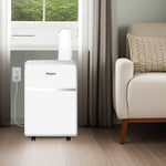 Whirlpool 115-Volt 10000 BTU (6500 BTU DOE) Portable Air Conditioner with Remote, White (WHAP101BWC)