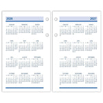 2026 AT-A-GLANCE QuickNotes 6" x 3.5" Daily Calendar Refill Pages, Multicolored (E517-50-26)