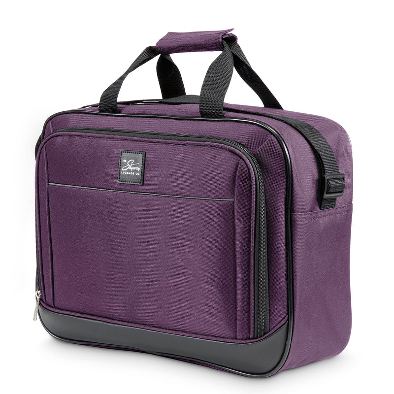 Skyway Luggage Seville 2.0 5-Piece Spinner Luggage Set, Purple (43S-5P-500-SET)