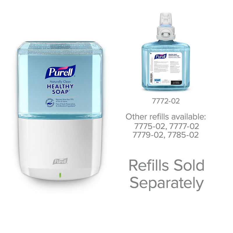 PURELL HEALTHY SOAP ES8 Automatic Wall Mounted Hand Soap Dispenser, White (7730-01)