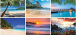 2025 Beaches Desk Calendar, Qty 1000