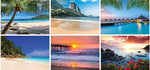 2025 Beaches Desk Calendar, Qty 50