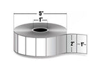 Zebra PolyPro 3000T Polypropylene Thermal Transfer Label, White, 1" x 2", 8 Rolls (17154)