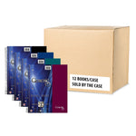 Roaring Spring Genesis 3-Subject Notebook, 9" x 11", College Ruled, 150 Sheets, Assorted Colors, 12 Books/Carton (13114CS)