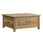 Sauder Hillmont Farm 35"W x 31"D Coffee Table, Timber Oak (435179)