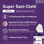 PDI Super Sani-Cloth Disinfecting Wipes, 160 Wipes/Container (PSSC077172)