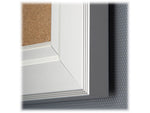 Azar Cork Enclosed Bulletin Board, Aluminum Frame, 42.32" x 32.09" (300231)